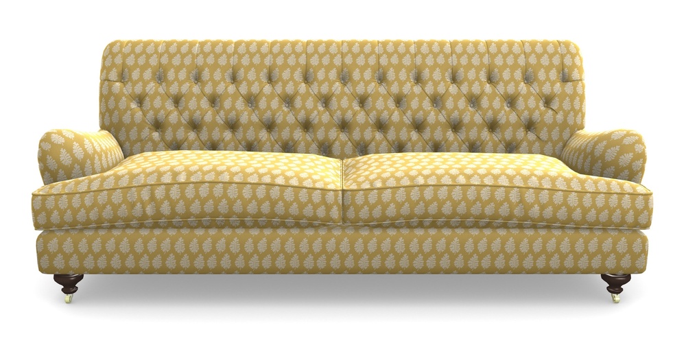 Product photograph of Chiddingfold 4 Seater Sofa In Cloth 21 - Oak Leaf - Canary from Sofas and Stuff Limited