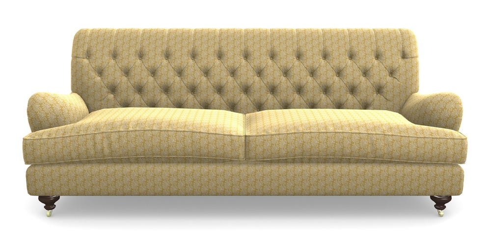 Product photograph of Chiddingfold 4 Seater Sofa In Cloth 21 - Spring Twig - Canary from Sofas and Stuff Limited