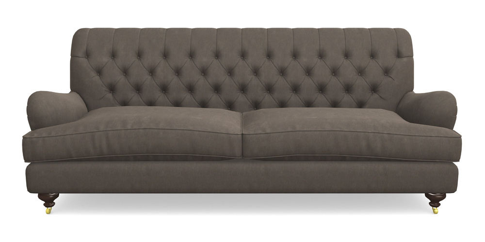 Product photograph of Chiddingfold 4 Seater Sofa In Clever Tough And Eco Velvet - Chrome from Sofas and Stuff Limited