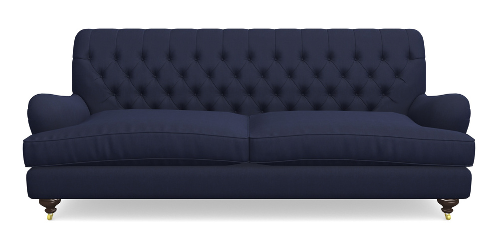 Product photograph of Chiddingfold 4 Seater Sofa In Clever Tough And Eco Velvet - Indigo from Sofas and Stuff Limited