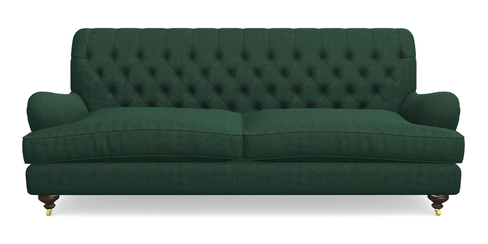 Product photograph of Chiddingfold 4 Seater Sofa In Clever Tough And Eco Velvet - Pine from Sofas and Stuff Limited