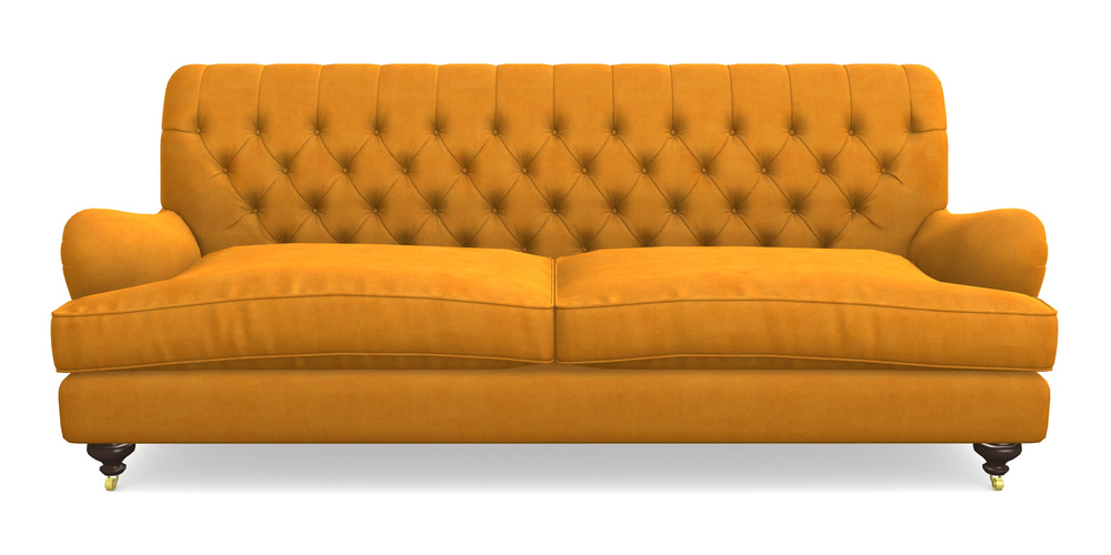 Product photograph of Chiddingfold 4 Seater Sofa In Clever Tough And Eco Velvet - Spice from Sofas and Stuff Limited