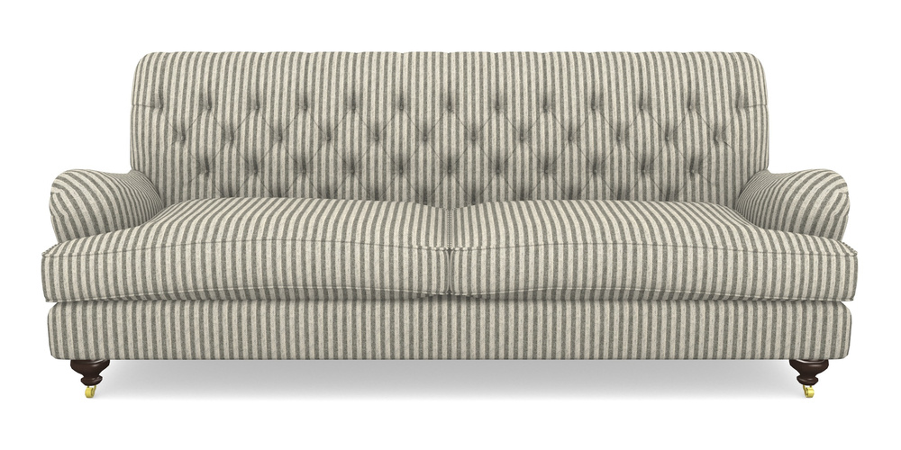 Product photograph of Chiddingfold 4 Seater Sofa In Cloth 22 - Pinstripe - Seal from Sofas and Stuff Limited