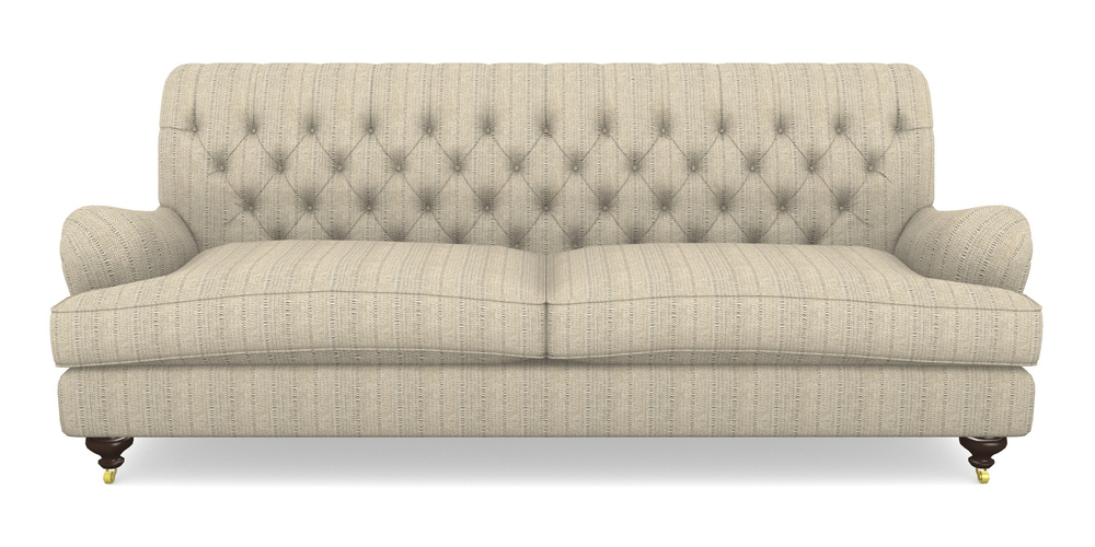 Product photograph of Chiddingfold 4 Seater Sofa In Cloth 20 - Design 1 - Natural Herringbone from Sofas and Stuff Limited