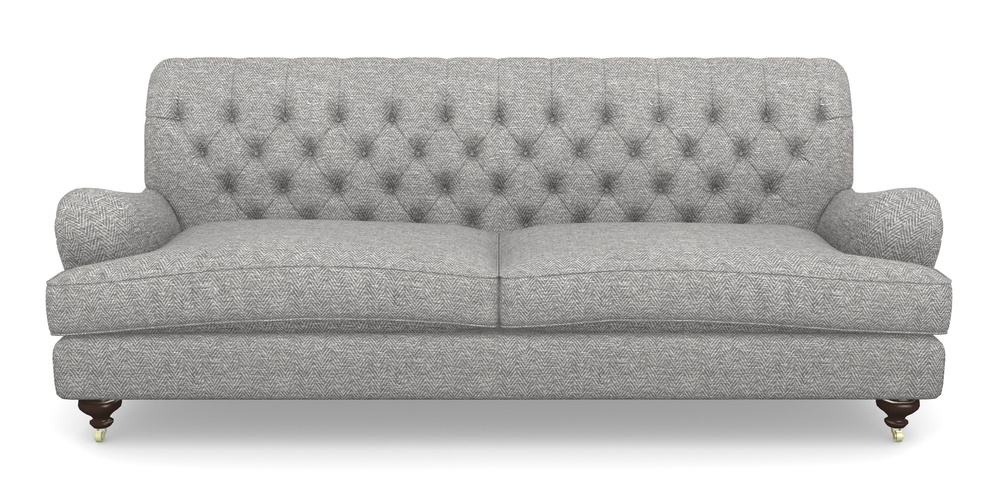 Product photograph of Chiddingfold 4 Seater Sofa In Dundee Herringbone - Marble from Sofas and Stuff Limited