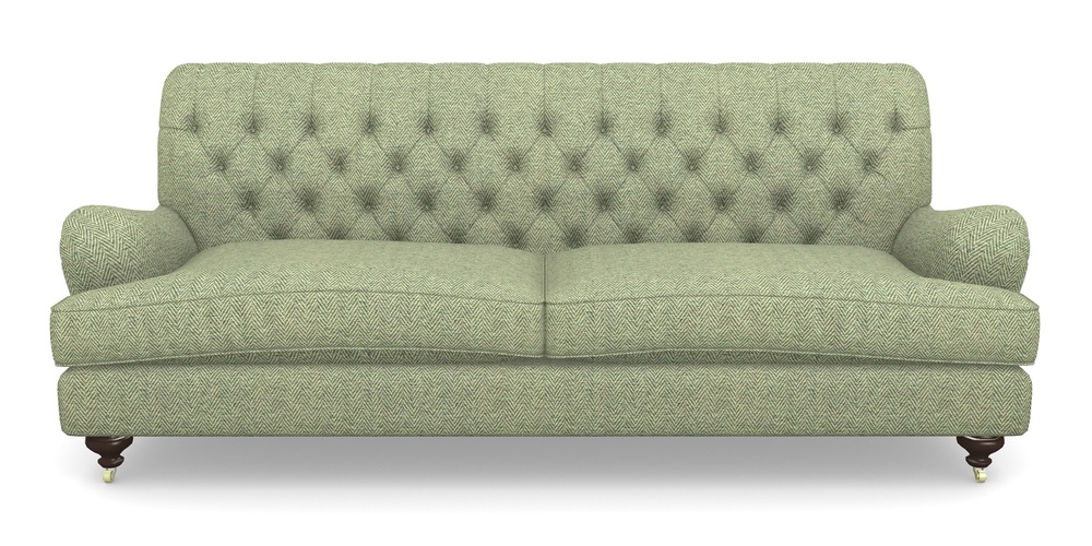 Product photograph of Chiddingfold 4 Seater Sofa In Dundee Herringbone - Sage from Sofas and Stuff Limited