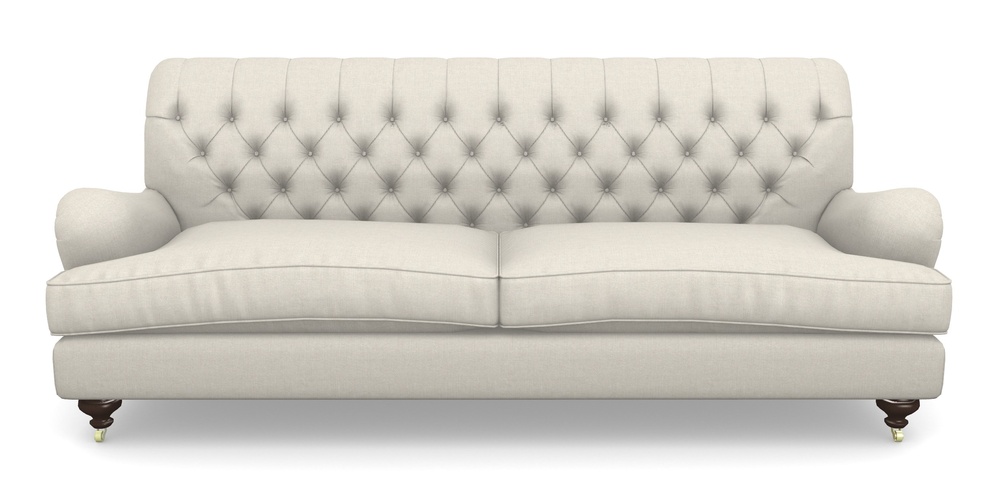 Product photograph of Chiddingfold 4 Seater Sofa In Easy Clean Plain - Chalk from Sofas and Stuff Limited