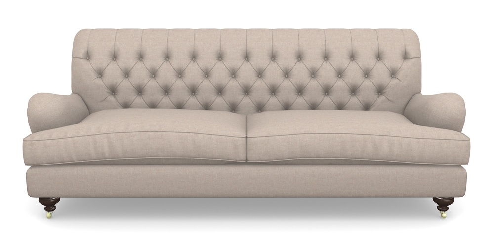 Product photograph of Chiddingfold 4 Seater Sofa In Easy Clean Plain - Cream from Sofas and Stuff Limited