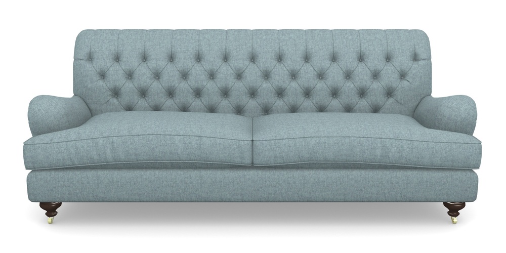 Product photograph of Chiddingfold 4 Seater Sofa In Easy Clean Plain - Polar from Sofas and Stuff Limited