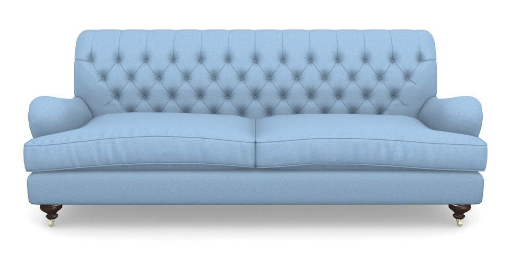 Product photograph of Chiddingfold 4 Seater Sofa In Eco Washable Cotton - Cornflower from Sofas and Stuff Limited