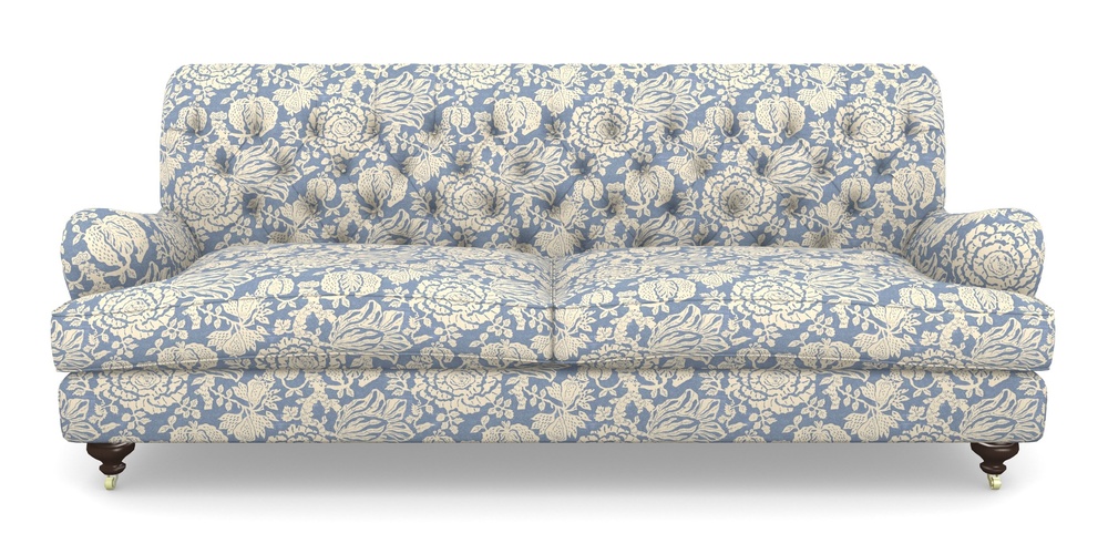 Product photograph of Chiddingfold 4 Seater Sofa In V A Brompton Collection - Flowering Kale - Morning Blue from Sofas and Stuff Limited