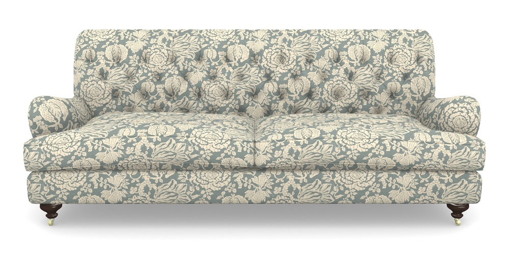 Product photograph of Chiddingfold 4 Seater Sofa In V A Brompton Collection - Flowering Kale - Pebble from Sofas and Stuff Limited