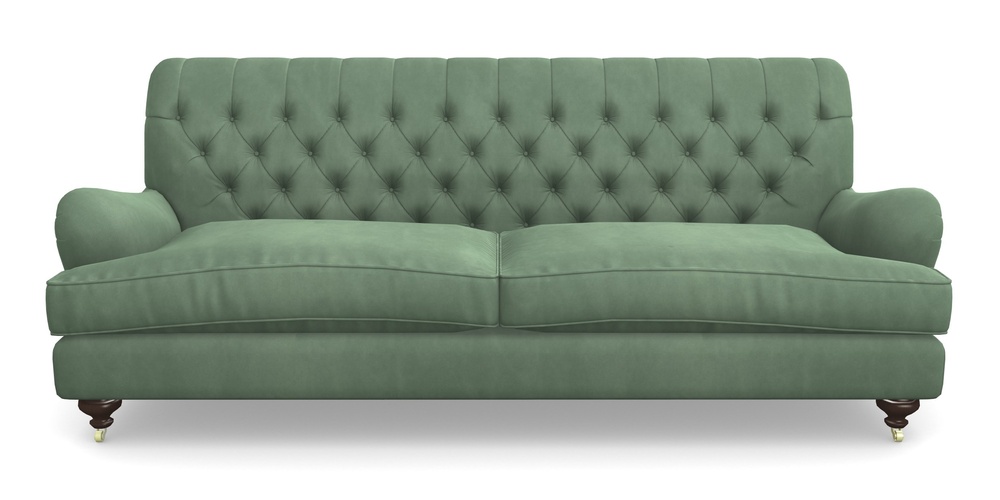 Product photograph of Chiddingfold 4 Seater Sofa In House Clever Velvet - Celadon from Sofas and Stuff Limited