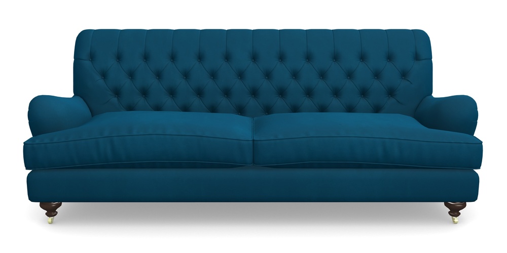 Product photograph of Chiddingfold 4 Seater Sofa In House Clever Velvet - Ocean from Sofas and Stuff Limited