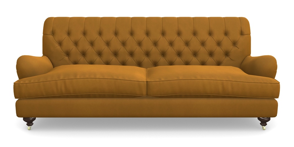 Product photograph of Chiddingfold 4 Seater Sofa In House Clever Velvet - Ochre from Sofas and Stuff Limited