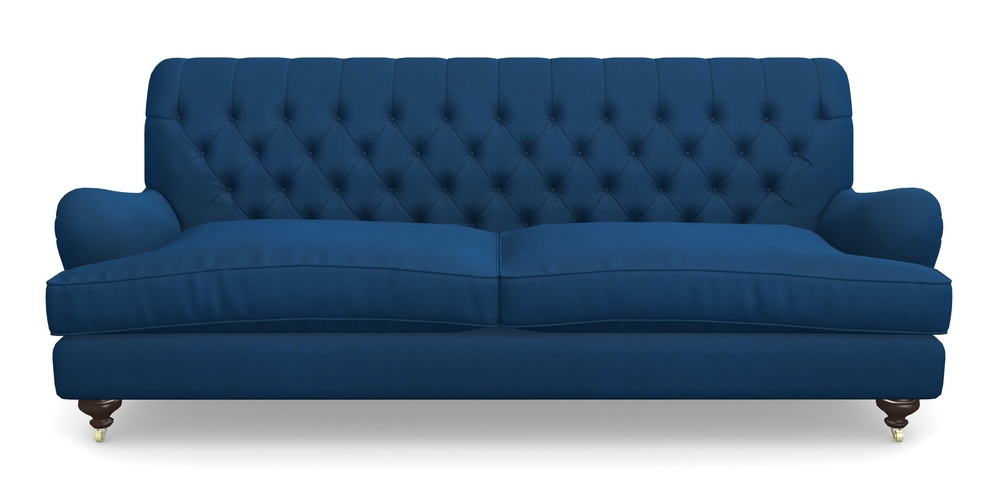 Product photograph of Chiddingfold 4 Seater Sofa In House Clever Velvet - Royal from Sofas and Stuff Limited