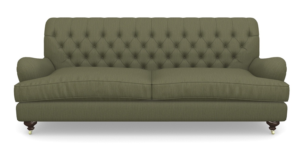 Product photograph of Chiddingfold 4 Seater Sofa In Herringbone - Army from Sofas and Stuff Limited