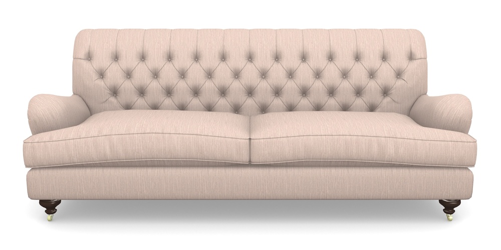 Product photograph of Chiddingfold 4 Seater Sofa In Herringbone - Rose from Sofas and Stuff Limited