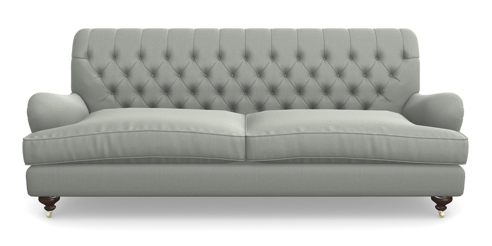 Product photograph of Chiddingfold 4 Seater Sofa In House Velvet - Elephant from Sofas and Stuff Limited