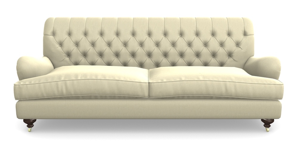 Product photograph of Chiddingfold 4 Seater Sofa In House Velvet - Latte from Sofas and Stuff Limited