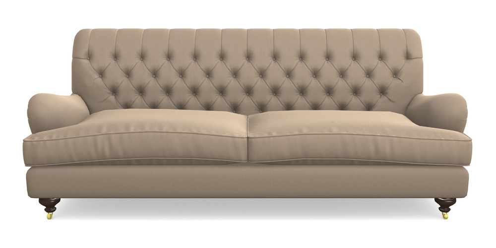 Product photograph of Chiddingfold 4 Seater Sofa In House Velvet - Linen from Sofas and Stuff Limited