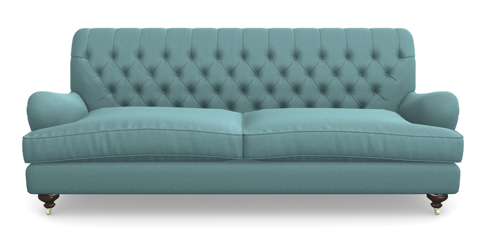 Product photograph of Chiddingfold 4 Seater Sofa In House Velvet - Wedgewood from Sofas and Stuff Limited