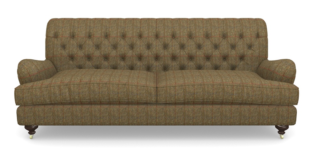 Product photograph of Chiddingfold 4 Seater Sofa In Harris Tweed House - Harris Tweed House Green from Sofas and Stuff Limited