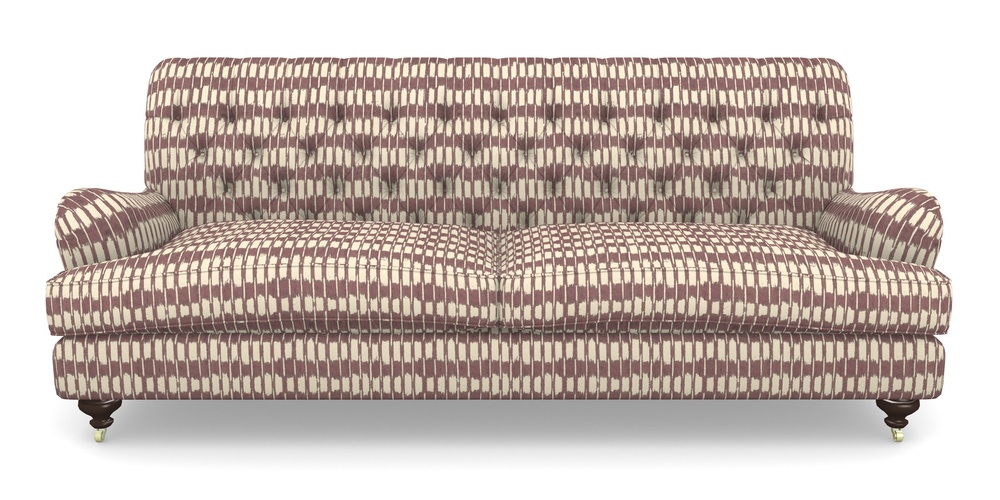 Product photograph of Chiddingfold 4 Seater Sofa In V A Brompton Collection - Ikat - Cacao from Sofas and Stuff Limited