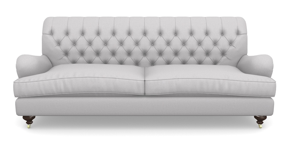 Product photograph of Chiddingfold 4 Seater Sofa In Plain Linen Cotton - Seal from Sofas and Stuff Limited