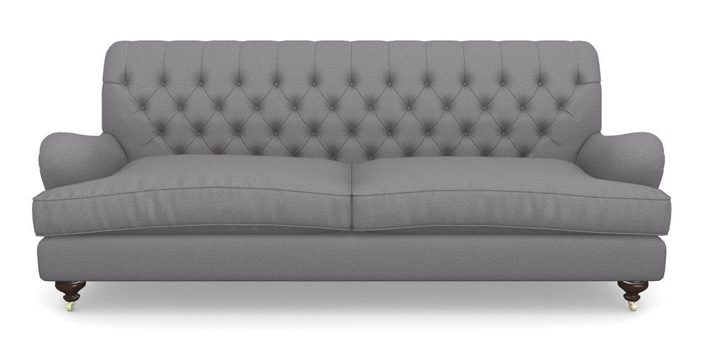 Product photograph of Chiddingfold 4 Seater Sofa In Plain Linen Cotton - Thor from Sofas and Stuff Limited