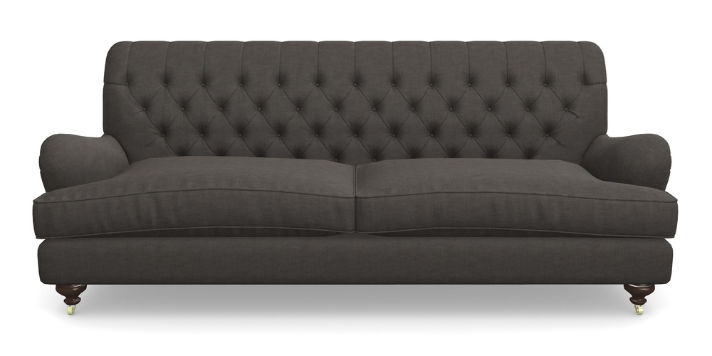 Product photograph of Chiddingfold 4 Seater Sofa In Super Soft Velvet - Mocha from Sofas and Stuff Limited