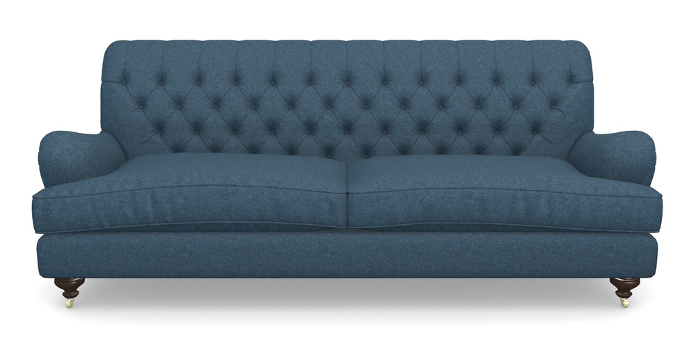 Product photograph of Chiddingfold 4 Seater Sofa In Soft Wool - Denim from Sofas and Stuff Limited