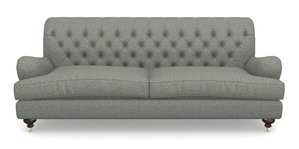 Product photograph of Chiddingfold 4 Seater Sofa In Soft Wool - Wolf from Sofas and Stuff Limited