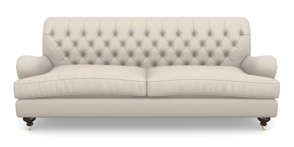 Product photograph of Chiddingfold 4 Seater Sofa In Two Tone Plain - Biscuit from Sofas and Stuff Limited