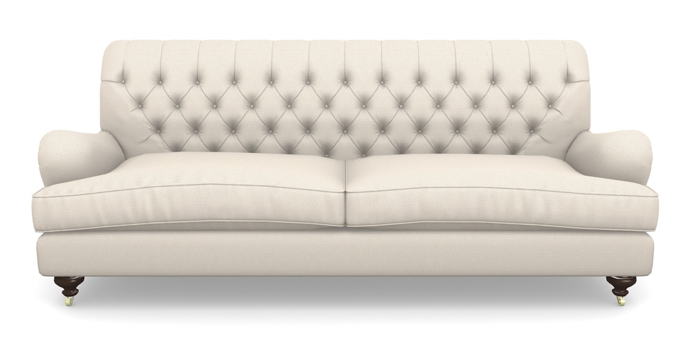 Product photograph of Chiddingfold 4 Seater Sofa In Two Tone Plain - Calico from Sofas and Stuff Limited