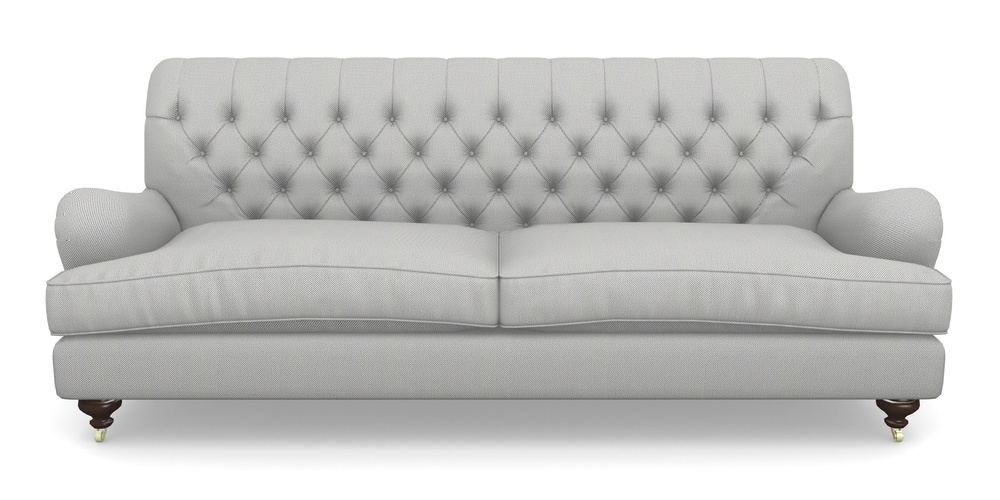 Product photograph of Chiddingfold 4 Seater Sofa In Two Tone Plain - Grey from Sofas and Stuff Limited