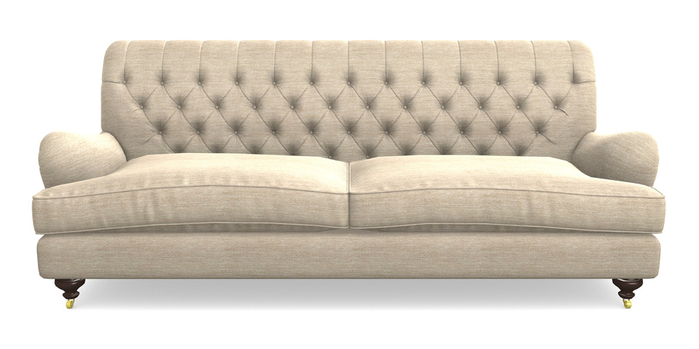 Product photograph of Chiddingfold 4 Seater Sofa In Textured Velvet - Almond from Sofas and Stuff Limited