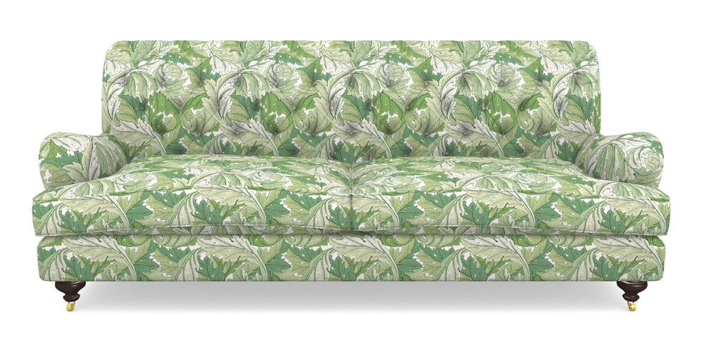 Product photograph of Chiddingfold 4 Seater Sofa In William Morris Collection - Acanthus - Leaf Green from Sofas and Stuff Limited