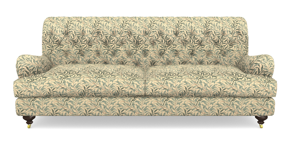 Product photograph of Chiddingfold 4 Seater Sofa In William Morris Collection - Willow Boughs - Cream Pale Green from Sofas and Stuff Limited