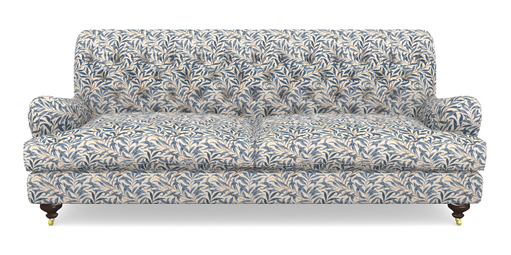 Product photograph of Chiddingfold 4 Seater Sofa In William Morris Collection - Willow Boughs - Woad from Sofas and Stuff Limited