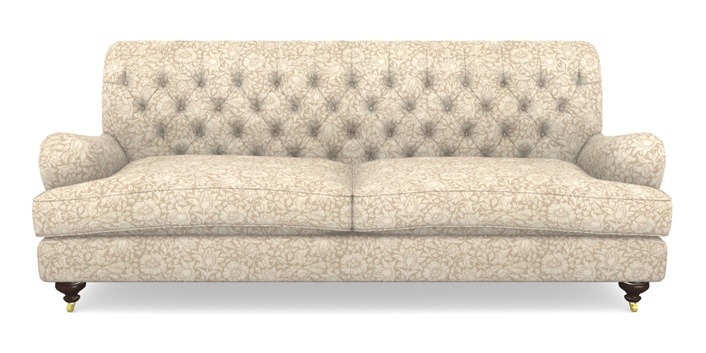 Product photograph of Chiddingfold 4 Seater Sofa In William Morris Collection - Mallow - Linen from Sofas and Stuff Limited