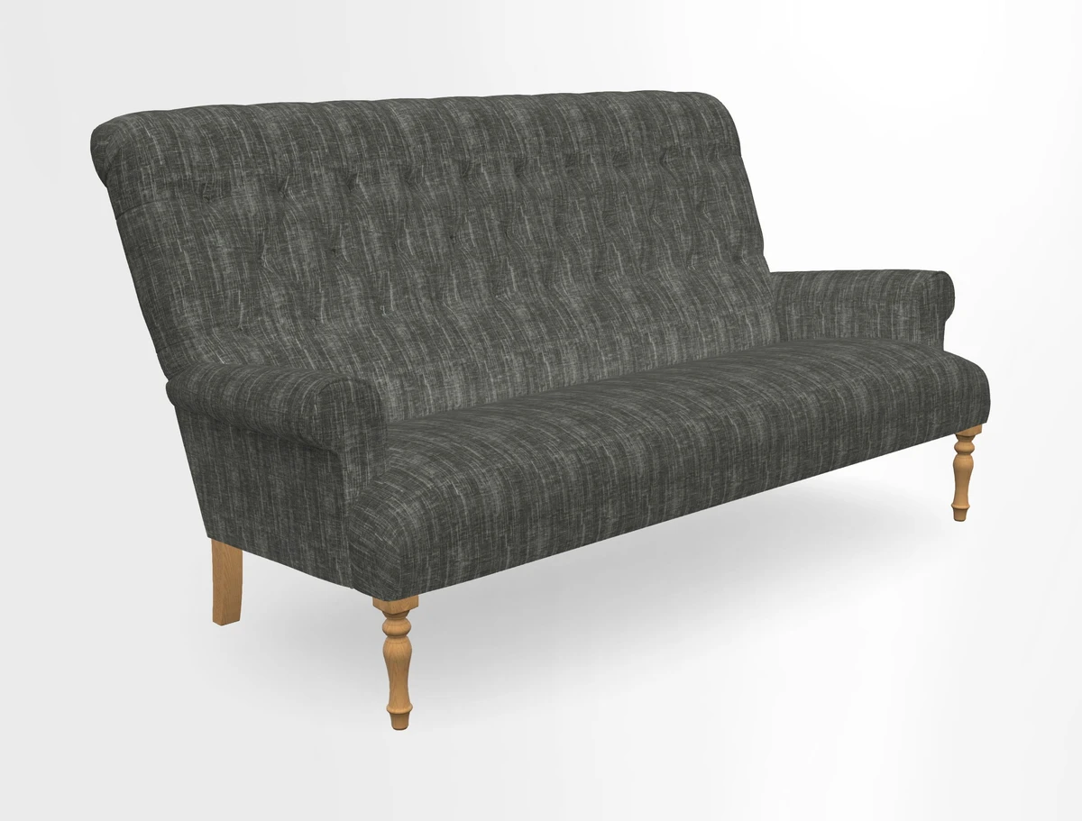 Chelsham 3 seater sofa in Two Tone Plain Biscuit