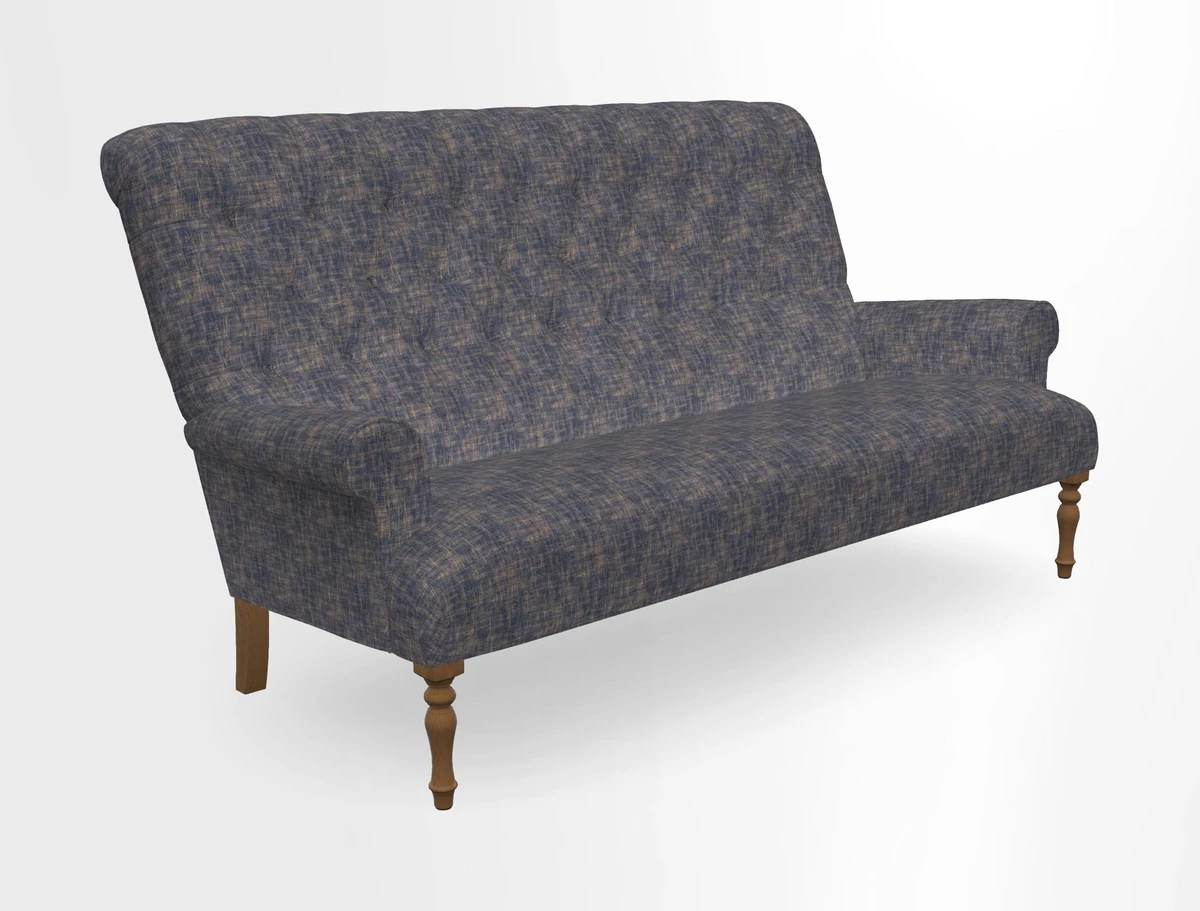 Chelsham 3 seater sofa in Two Tone Plain Biscuit