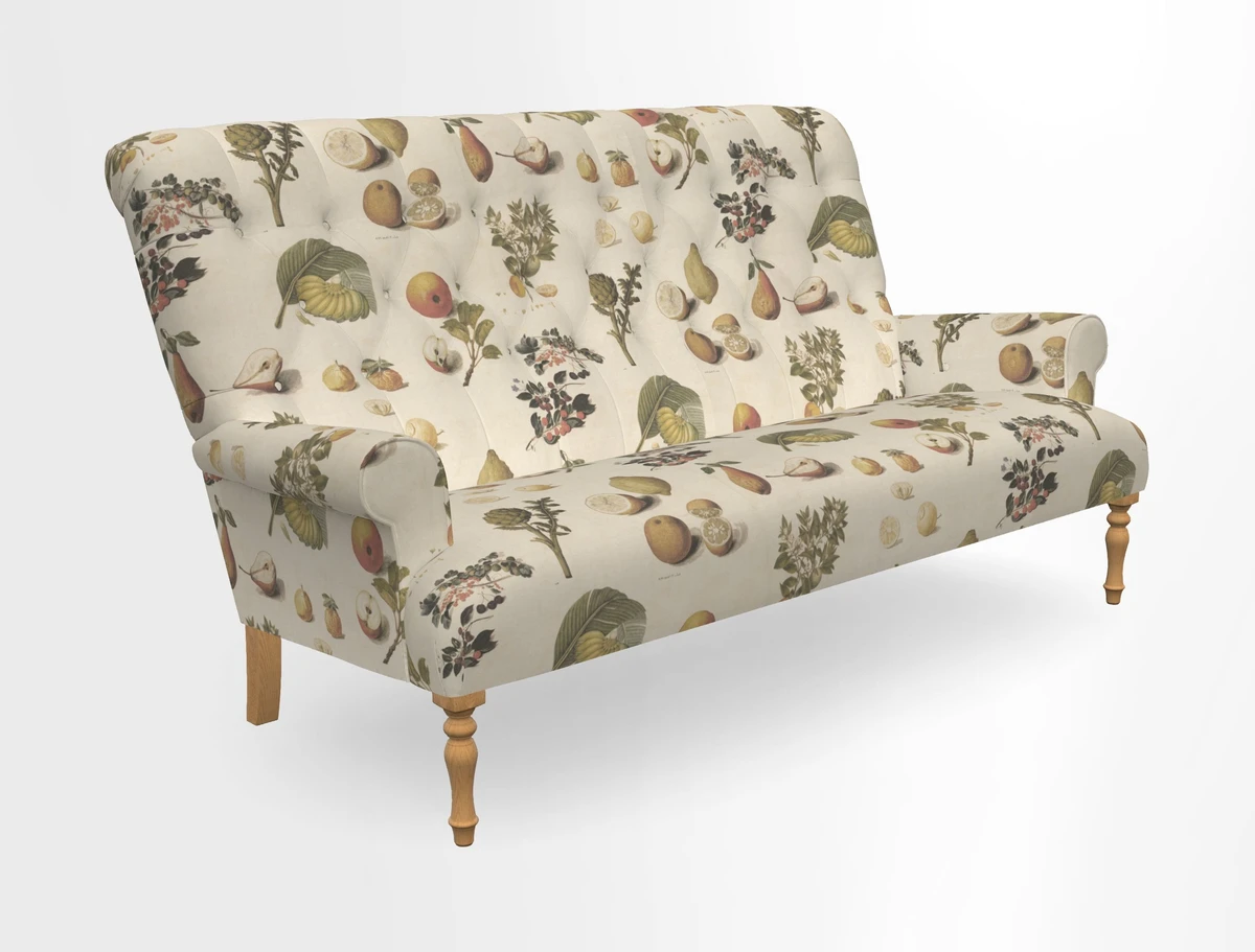Chelsham 3 seater sofa in Two Tone Plain Biscuit