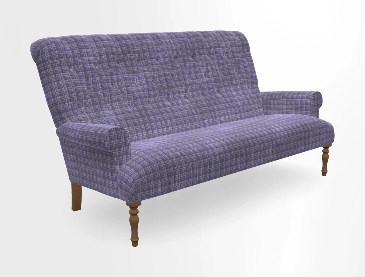 Chelsham 3 seater sofa in Two Tone Plain Biscuit