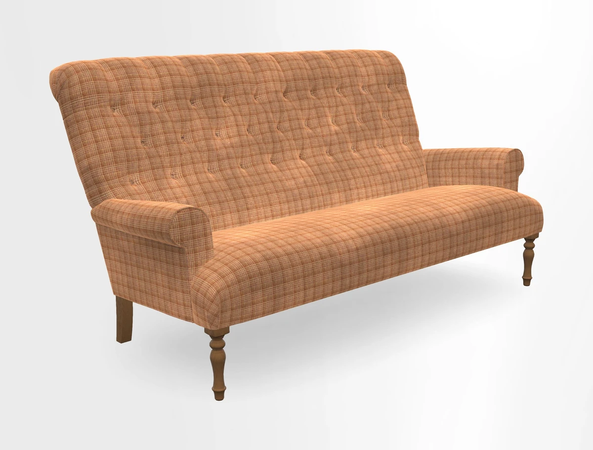 Chelsham 3 seater sofa in Two Tone Plain Biscuit