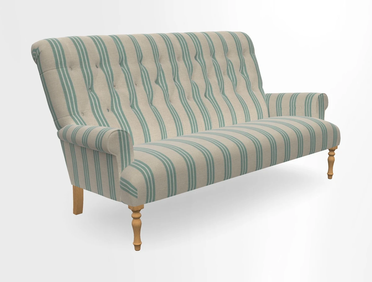 Chelsham 3 seater sofa in Two Tone Plain Biscuit