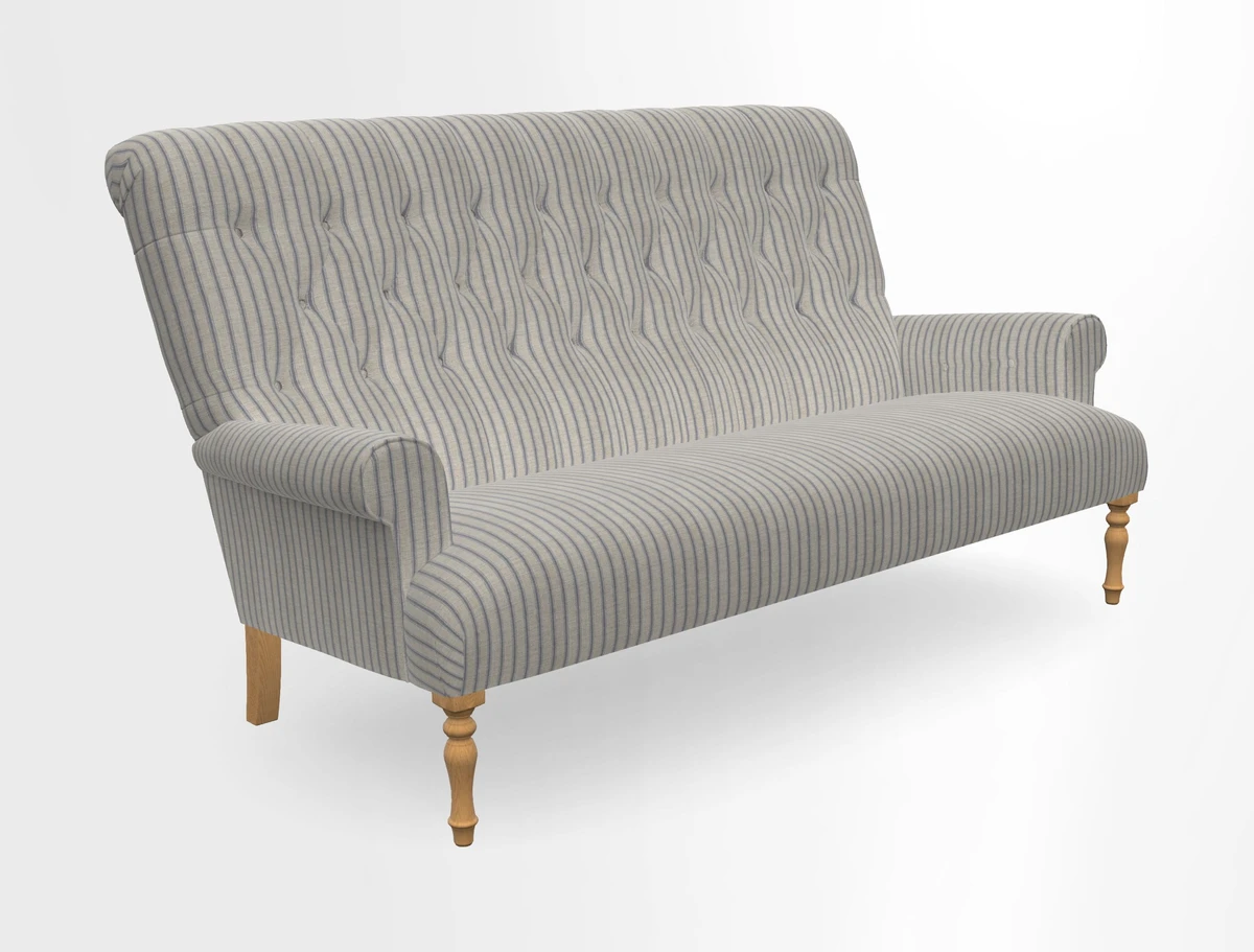 Chelsham 3 seater sofa in Two Tone Plain Biscuit