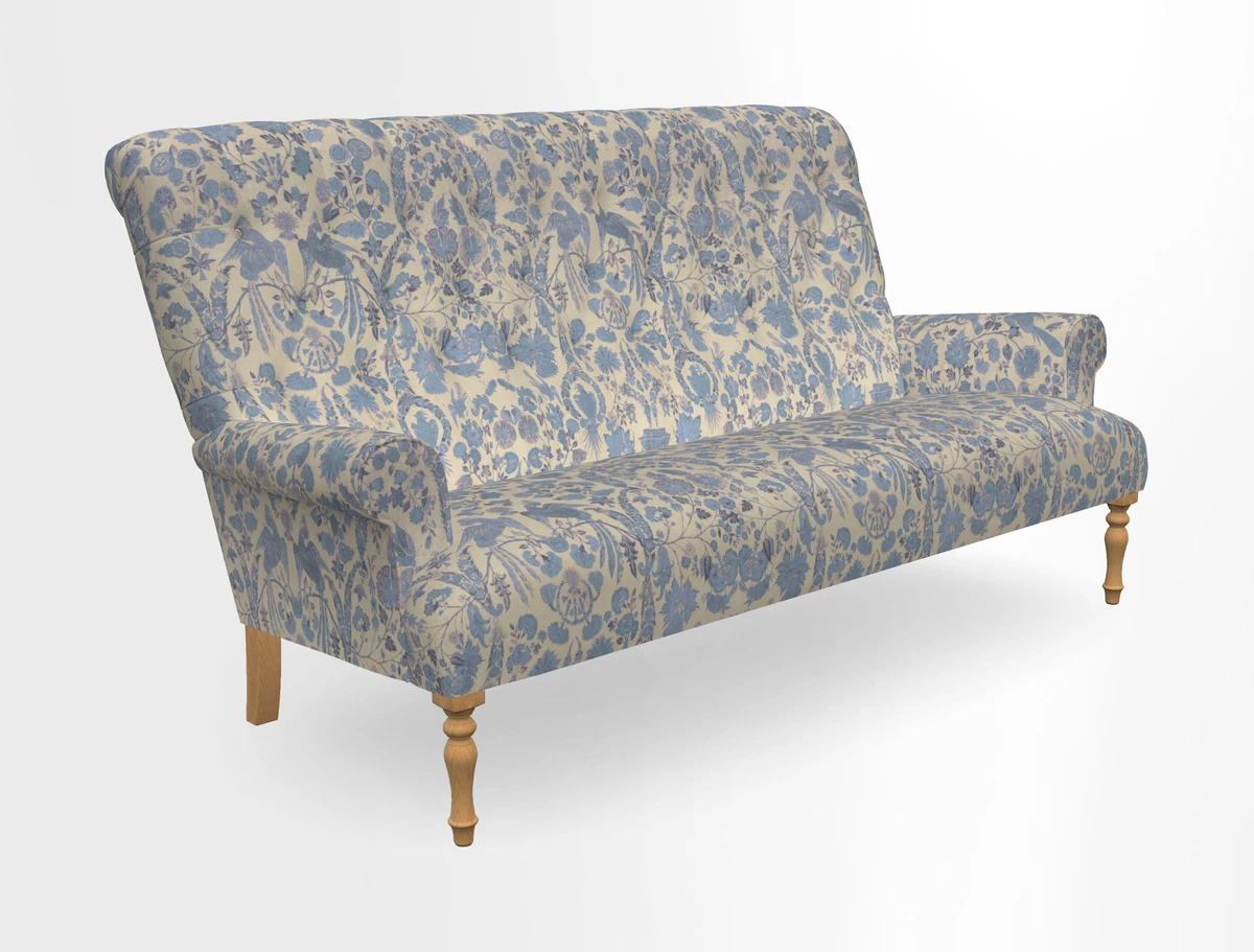 Chelsham 3 seater sofa in Two Tone Plain Biscuit