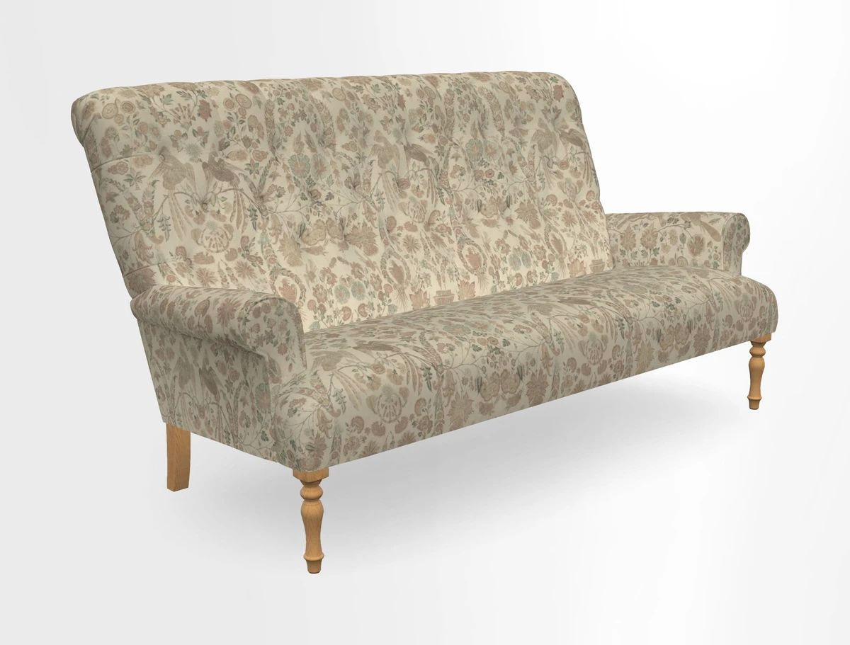 Chelsham 3 seater sofa in Two Tone Plain Biscuit